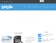 Tablet Screenshot of epea.org
